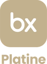Badge officiel Bexio : partenaire fiduciaire Platine